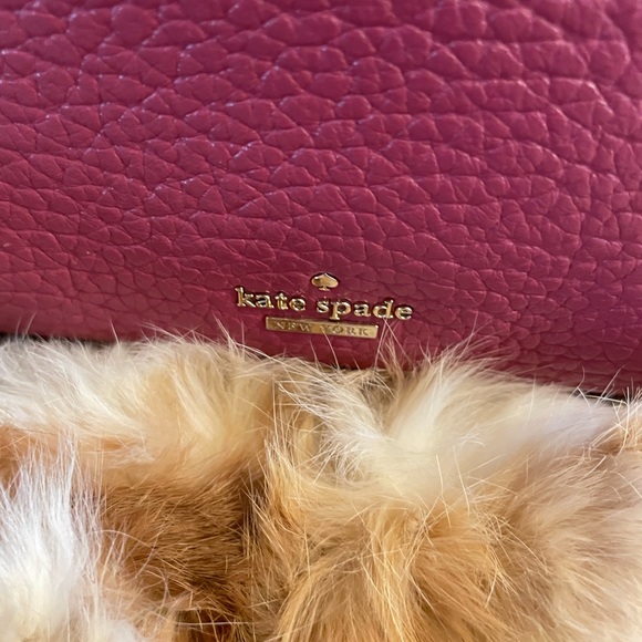 Kate Spade Raspberry Leather Shoulder Bag - Picture 2 of 15
